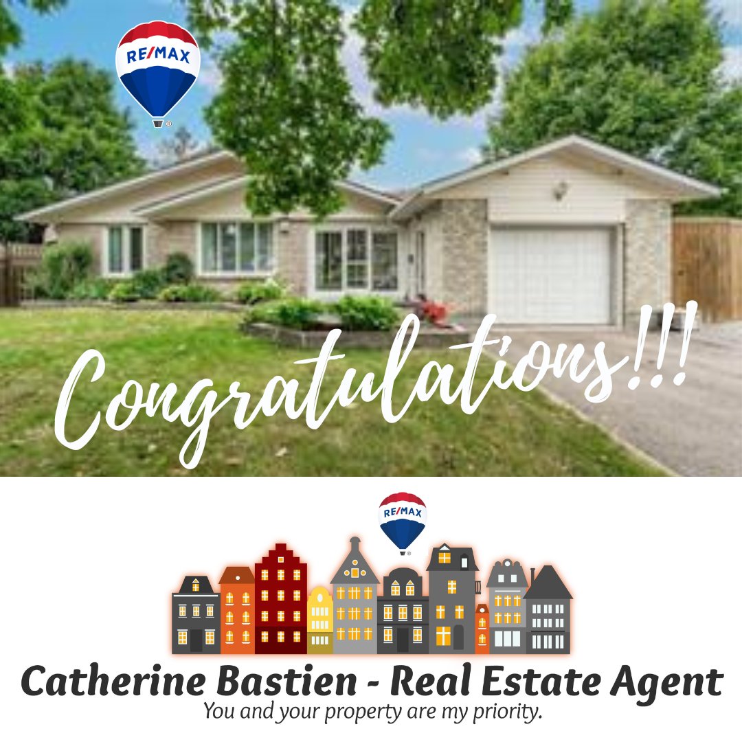 Just want to congratulate my client on the closing of this beauty! Congratulations!!! I wish you many years of happiness!

#RealEstate  #Sold  #Ontario #remax  #catherinebrealtor #realtorcatherineb #catherinebdotca