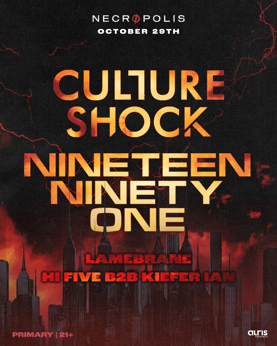 NecropolisChi's tweet photo. 🚫 THIS WEEKEND 🚫 
10.28 ⇢ @Pendulum at @ConcordHall 
10.29 ⇢ @Excision at @AragonBallroom 
10.29 ⇢ @culture_shock + @1991_Music at @Primarypresents 

Tickets &amp; Info ⇢ https://t.co/bhehsefpNz https://t.co/PDRzGFV93j