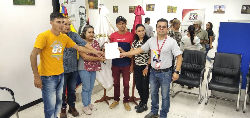 Consejo Comunal MONTAÑAS DE CAMPO HERMOSO del Municipio Libertador del estado Táchira, FIRMA CONVENIO de FINANCIAMIENTO para la ejecución del Proyecto Construcción de la Vialidad Agrícola