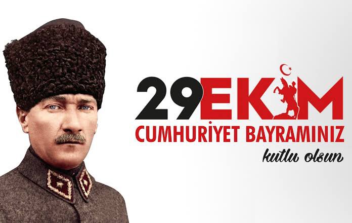 29 Ekim Cumhuriyet Bayramımız Kutlu olsun 🇹🇷🇹🇷🇹🇷 #29EkimCumhuriyetBayramıKutluOlsun #29EkimiBizYasatacağız #MustafaKemalATATÜRK #CumhuriyetBayramı #29Ekim1923 #CumhuriyetHaftası NE MUTLU TÜRKÜM DİYENE 🇹🇷🇹🇷🇹🇷🇹🇷