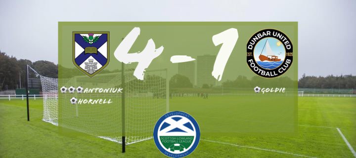 EuafcU20's tweet photo. Comfortable 4-1 win for the 20s tonight away to Dunbar in the cup. Will ‘Beaver’ Antoniuk scoring his THIRD hattrick for the uni in just over a month. https://t.co/AD3rIo2WKN