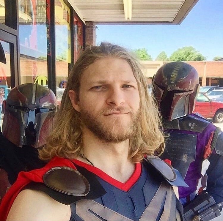 jakerohrs's tweet image. He is a friend from work. #costumeideas #starwarscosplay