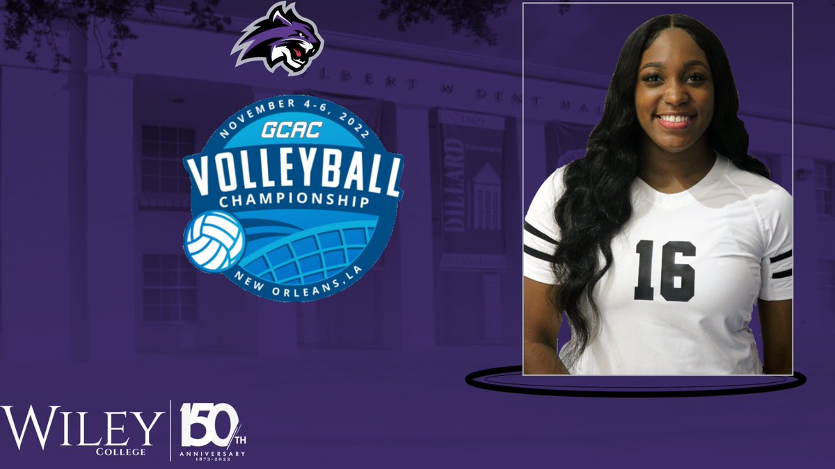 WileyAthletics's tweet photo. #WCNation, your Lady Wildcats will compete for the 2022 @GCACSports Volleyball Championship November 4-6. Get your tickets today at https://t.co/lLYIJm15n8 and support our run to the title. #FeartheClaws #NewEra #FortheW https://t.co/TqnJyJnrdd