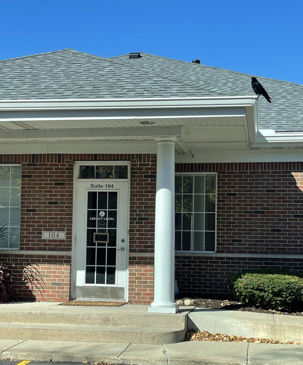 Ka-kaw… the crows have descended on Legacy Legal. Time to close up shop and head to Frank Dutton Field for some <a href="/MSBulldogFTBL/">M-S Bulldog Football</a> playoff 🏈! 🧡💙