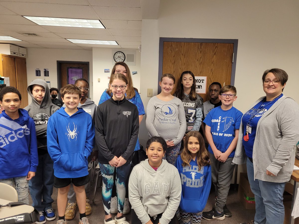 MrsLealCCMS (@mrslealccms) on Twitter photo Ending the school spirit week with #FalconFriday . Loved seeing all of the blue and gray! Thank you <a href="/CCMSStudentLife/">CCMS Student Life</a> for a great school spirit week! Ending the school spirit week with #FalconFriday . Loved seeing all of the blue and gray! Thank you <a href="/CCMSStudentLife/">CCMS Student Life</a> for a great school spirit week!