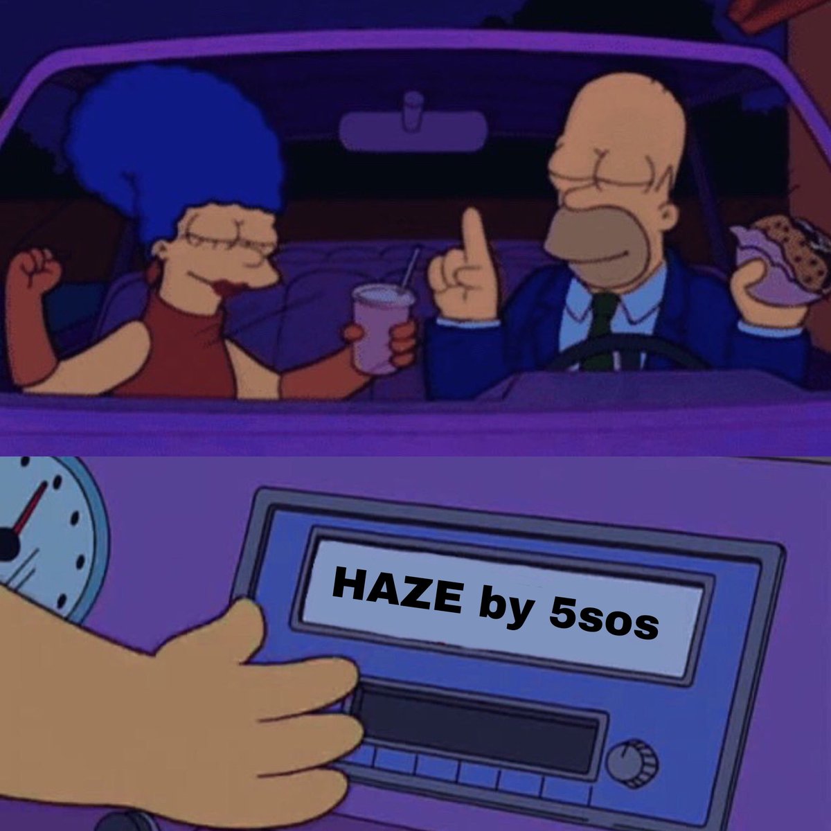 carouselive's tweet photo. listening to 5SOS in the car >>> https://t.co/LyAQJs1YOy