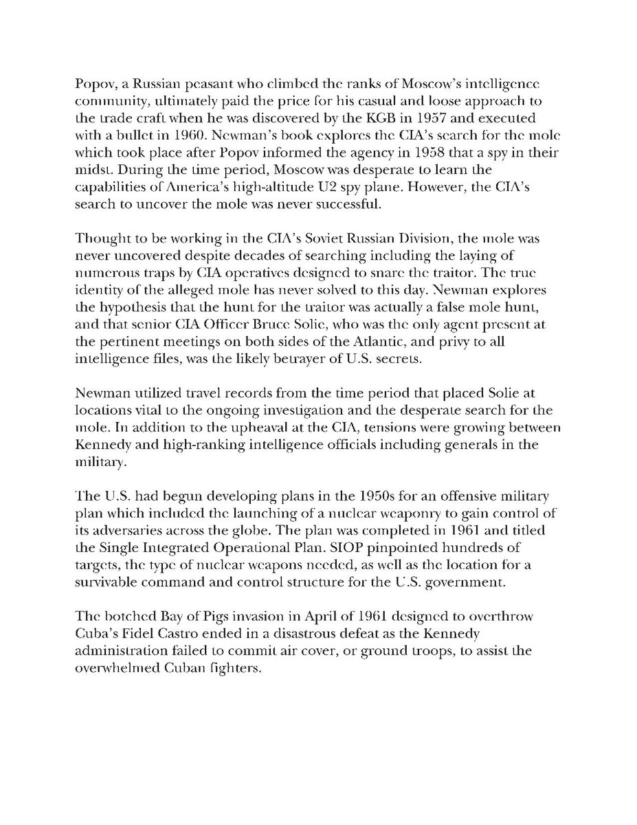 JFKJMN's tweet photo. @Russbarr @jeff_kaye @DoItForMaMa @dan_hanke @TheARRBGuy @DealeyPlazaUK @JFKLancer @LeeHarvey63 @johnhar46484976 Attached is the recent Cumberland (MD) News-Times Article on Popov's Mole. Jay Harvey is a long-time research associate of mine who will join Twitter today. https://t.co/cxC3Zpm9dv