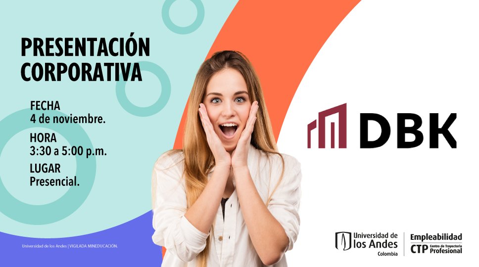 DBK nació en el año 2013  con el objetivo de ofrecer soluciones de desarrollo arquitectónico con un enfoque sostenible ¿Te gustaría conocer sus oportunidades de práctica académica? 
Link: bit.ly/DBK_Corp
Más Info de DBK: dbk.com.co
***
#CTP