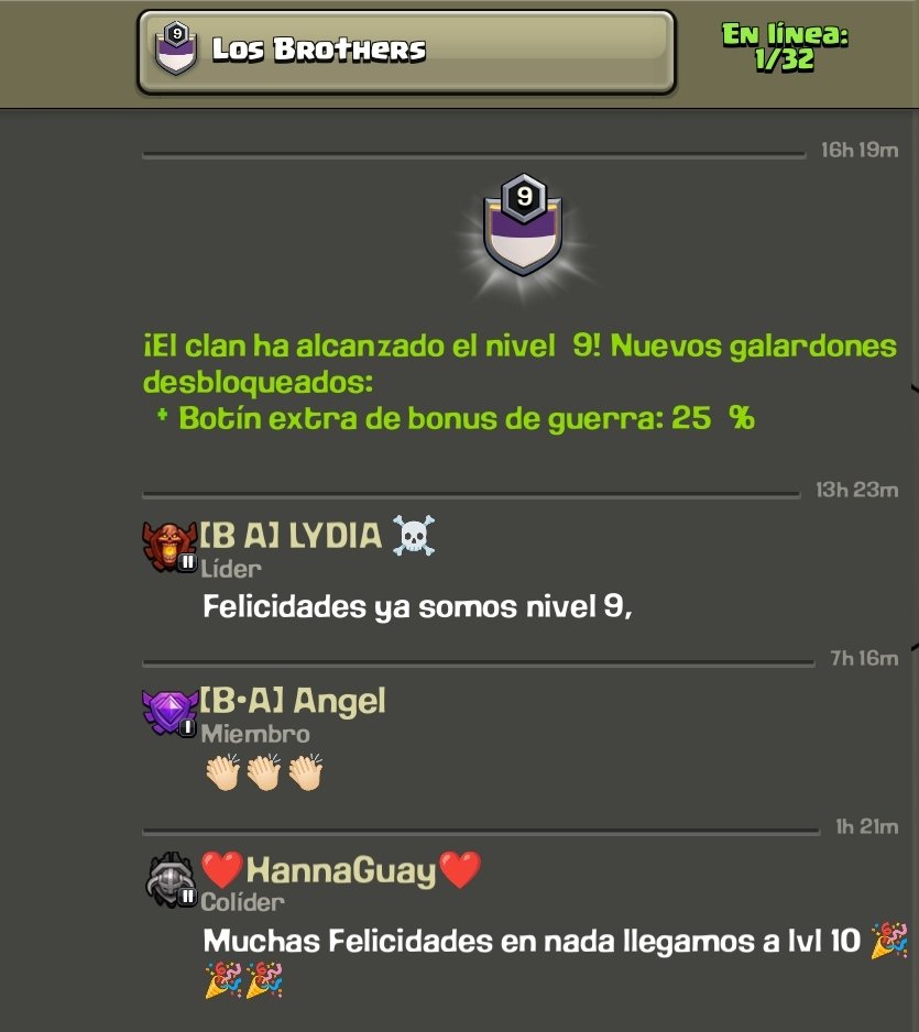 Felicidades <a href="/LosBrothers__/">Los Brothers</a> ya somos nivel 9,🎉🎉🎉