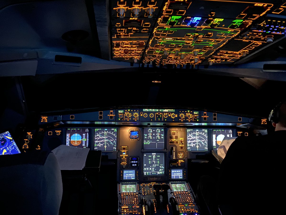 Download Airbus A330 Day Cockpit Wallpaper | Wallpapers.com, image size:1200x900