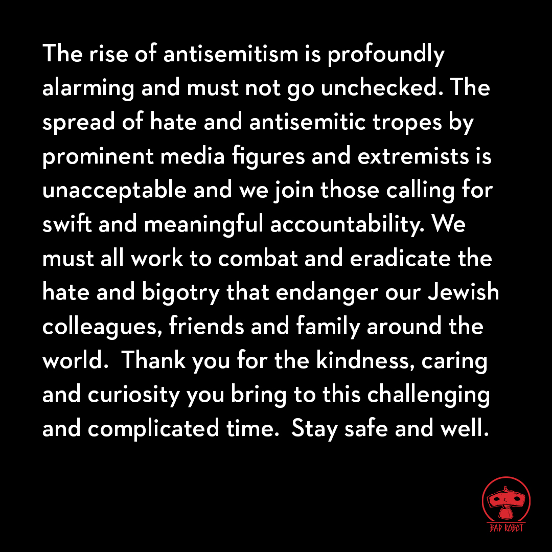 The rise of antisemitism is profoundly alarming and must not go unchecked. The spread of hate and antisemitic tropes by prominent media figures and extremists is unacceptable and we join those calling for swift and meaningful accountability.