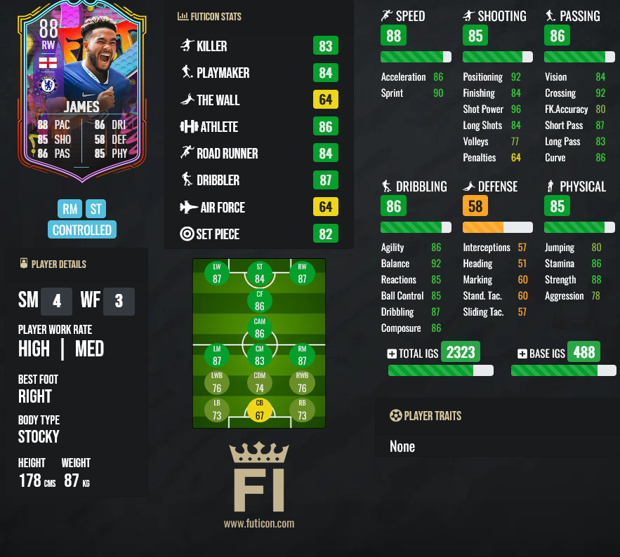 FutIconOK's tweet photo. James #OutOfPositions #FUT23 #FIFA23 https://t.co/z5Naz1Eh7e