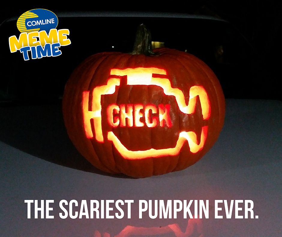 ComlineParts's tweet image. Have a great weekend everyone! 🎃 #halloween #pumpkin #enginelight