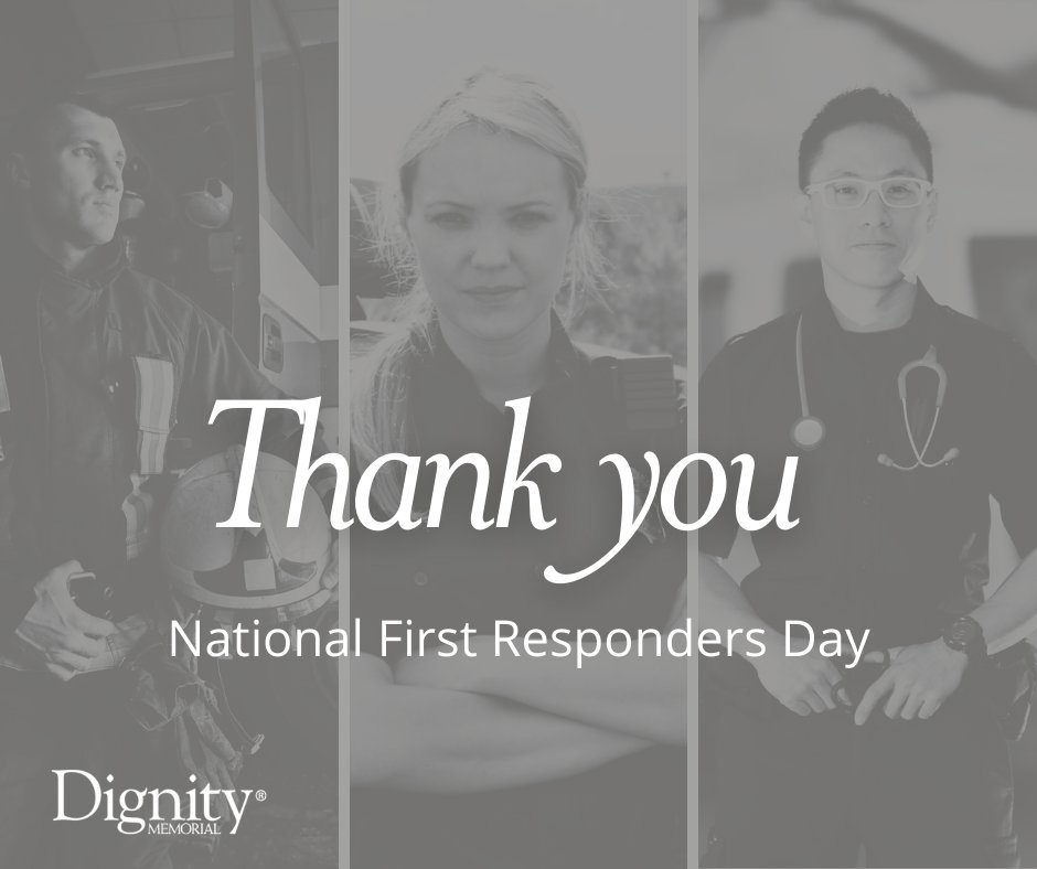 Thank you to our brave paramedics, firefighters, emergency technicians and others who are the first on the scene to help those most in need.