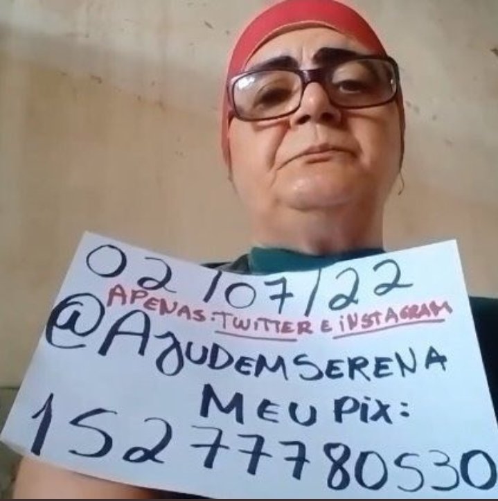 wiIdestdrqam's tweet photo. Não é um tutorial, e sim um pedido de socorro! Já que clicou na thread poderia continuar lendo? 

É sobre a minha amiga dona Alcina(@AjudemSerena), que tem 63 anos e está há 3 anos numa luta pra continuar vivendo! https://t.co/LogPIhEG13