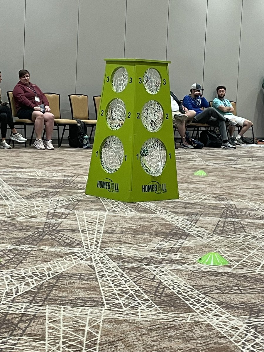 Mandi_Beck_PE's tweet photo. NC Shape Conference - 5 Habits for Success- Seated Volleyball -360 Homeball  
Love getting out of the classroom! https://t.co/olsmxkCJwv