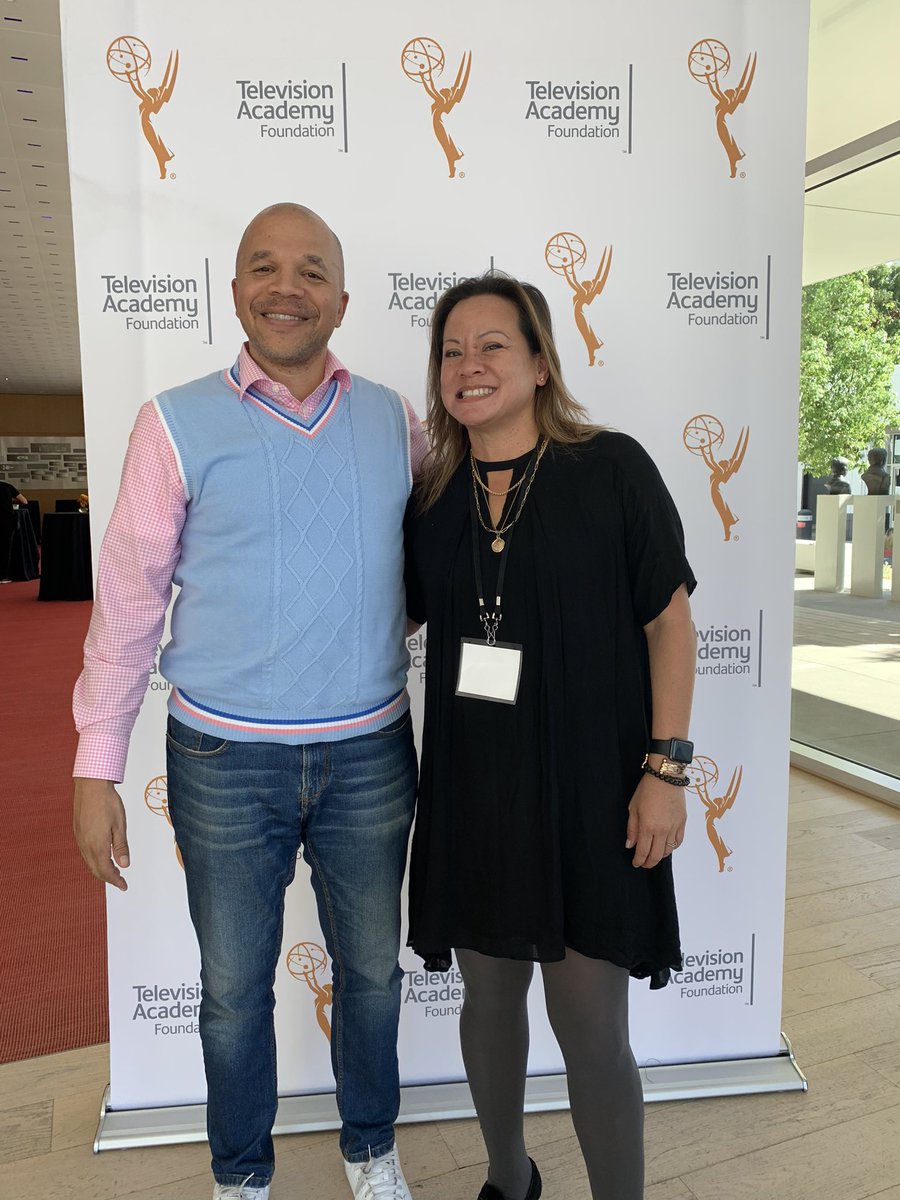 amaniexperience's tweet photo. Man … @chandlerism and I are thrilled to be learning at @TelevisionAcad Media Educators Conference. Excellent content!! #djlife #professorlife @csufehm @csuf @csufbusiness #thepoweroftv https://t.co/ZXd1SOVjKL