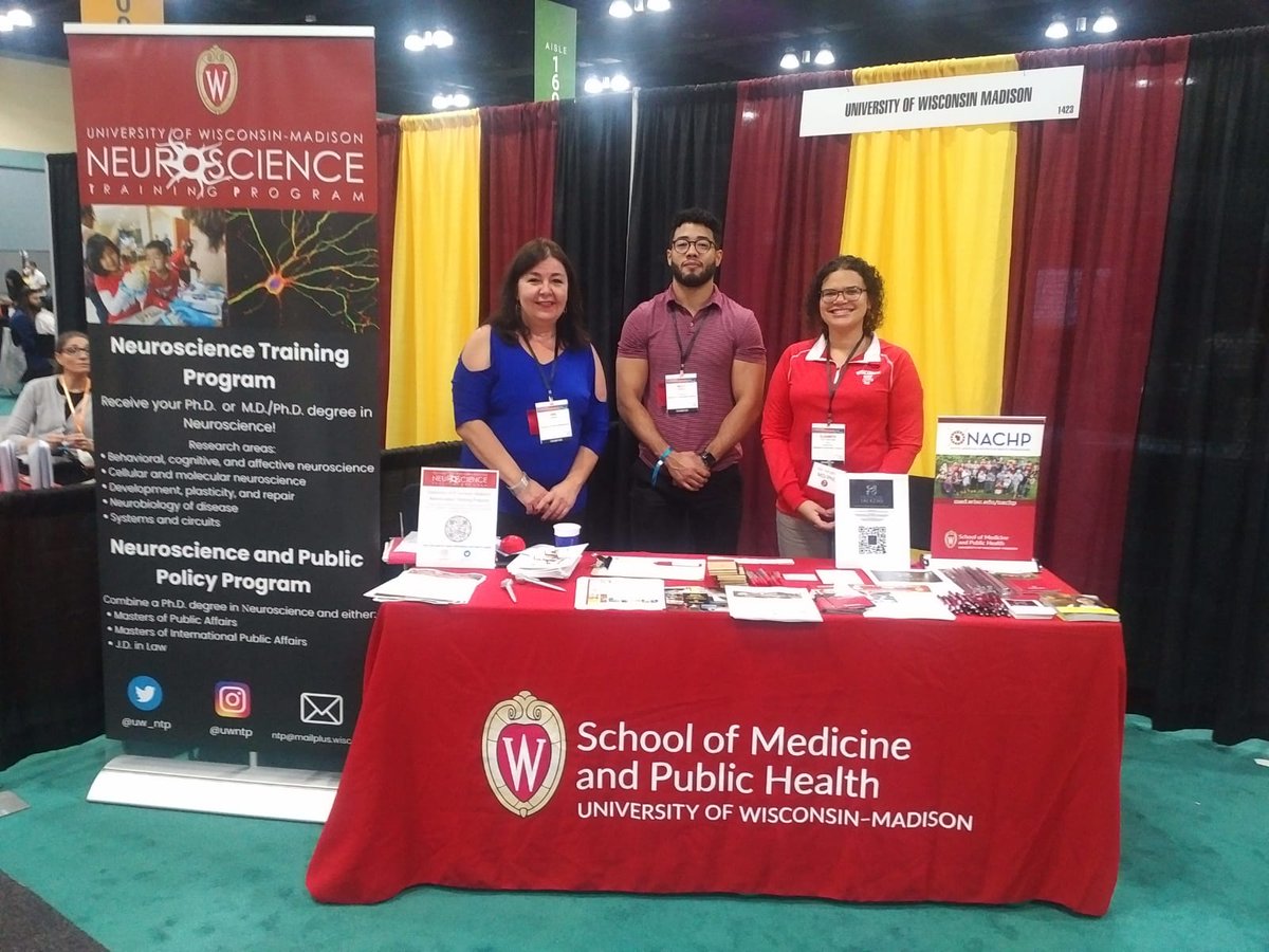 The NTP office has traveled to Puerto Rico to host a booth at the SACNAS Conference with other UW Bioscience Graduate Programs. Come check us out!