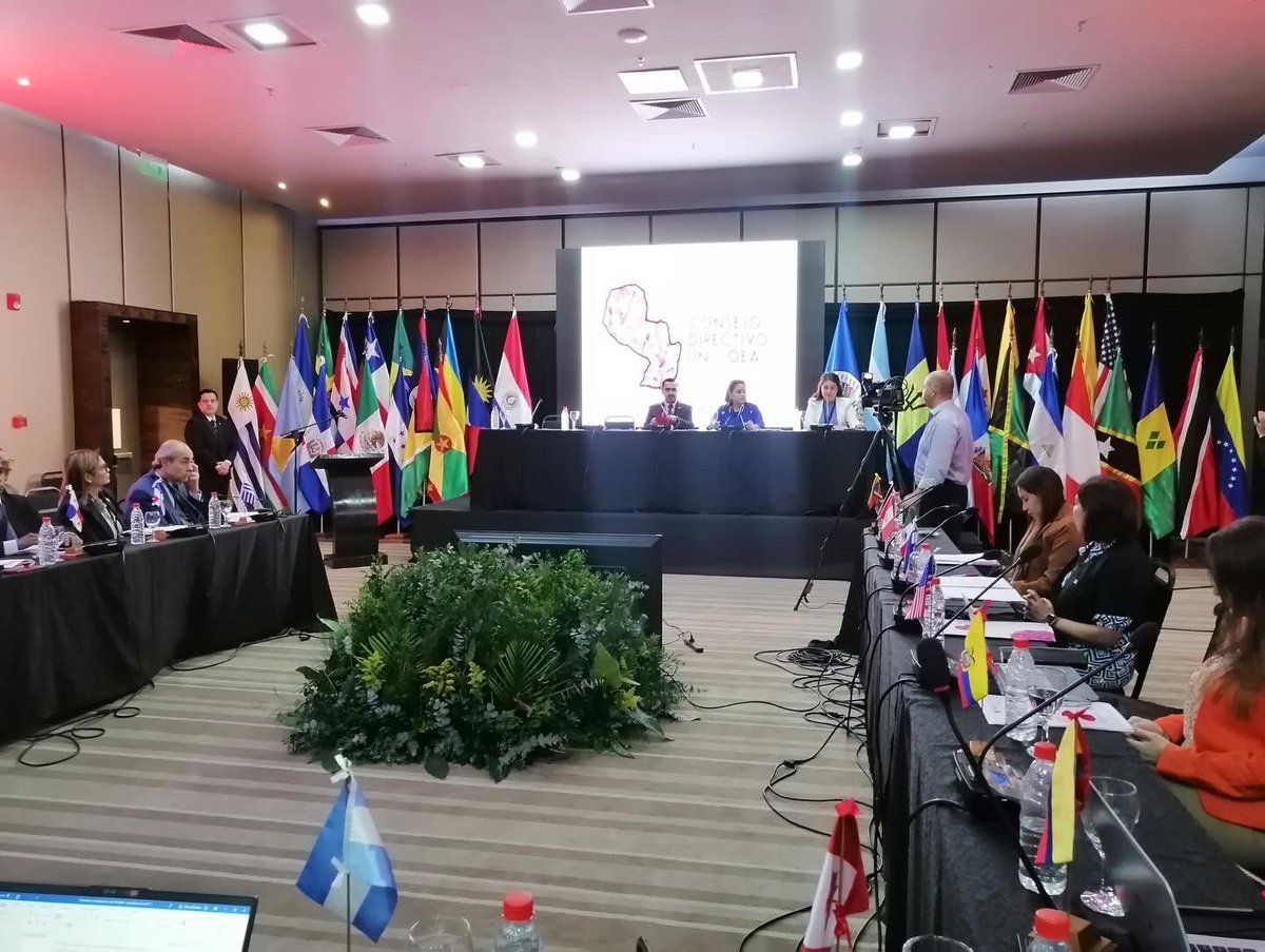 senaf_hn's tweet photo. 📌Honduras presenta avances del Sistema Integral de Niñez en 96ª Reunión del Consejo Directivo del IIN-OEA.
📍Asunción, Paraguay, 28 de octubre de 2022.
#SomosLaNuevaDinaf #XiomaraCumple #PrevenirEsVivir #GobiernoDeHonduras #SosPodeRosa #examinate https://t.co/MG3Z1sJr5o