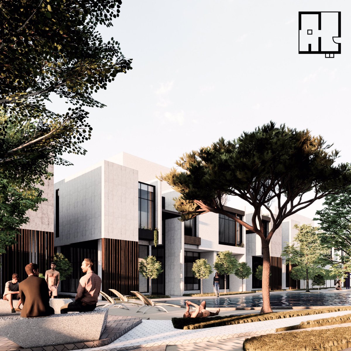 elan_design's tweet photo. Residential Project By ELAN 
مجمع سكني من تصميــم ايــــلان https://t.co/CnxY2saulj