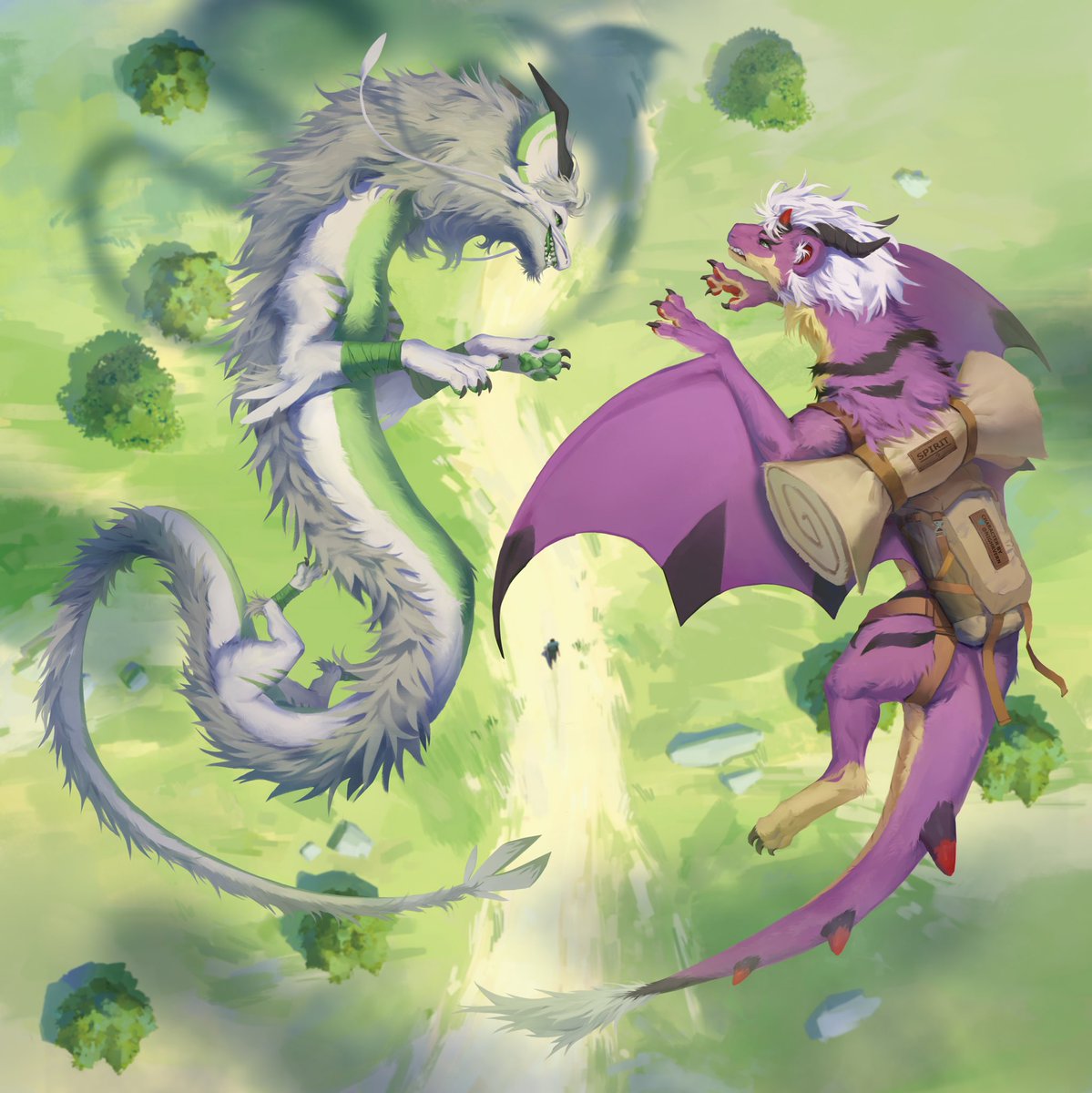 NighrVern's tweet photo. 雙龍守護者
Guarded by dragons
🎨：@azzPearce https://t.co/xPhhiYDO1l