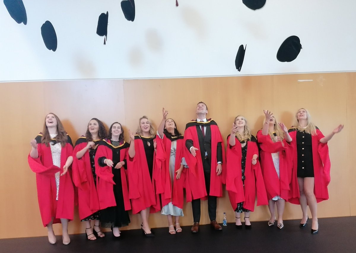 JohFitzMIC's tweet photo. #Day2 of graduations @MICLimerick. Emotions running high in the EPISE Dept as 9 of our 'Doctors' in Educational &amp; Child Psychology received awards. A culmination of three years of hard work, collective commitment and hot dinners from home! Congratulations to all👨‍🎓👩‍🎓👏🎉 https://t.co/CV0t3UWGcQ