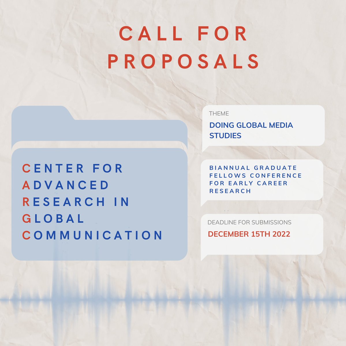 CARGC CFP alert: we welcome proposals for "Doing Global Media Studies: Theories, Practices, Reflections" CARGC Fellows’ Symposium that will take place on March 22 - 23, 2023 at UPenn. Submission guidelines can be found at asc.upenn.edu/news-events/ne…. Deadline for abstracts is Dec 15.