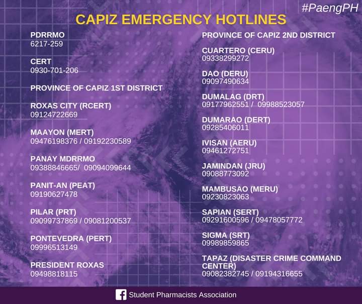TreeNeeeTEE's tweet image. ILOILO, CAPIZ, &amp;amp; ANTIQUE EMERGENCY HOTLINES

#PaengPH #RescuePH #RescuePanay