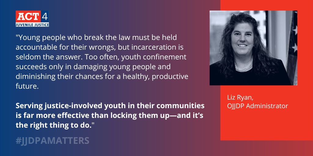 This #YJAM2022, learn more about how <a href="/OJPOJJDP/">OJP OJJDP</a> is working to develop more and better alternatives to youth incarceration, to improve community safety and help youth get back on track: ojjdp.ojp.gov/blog/serving-j…