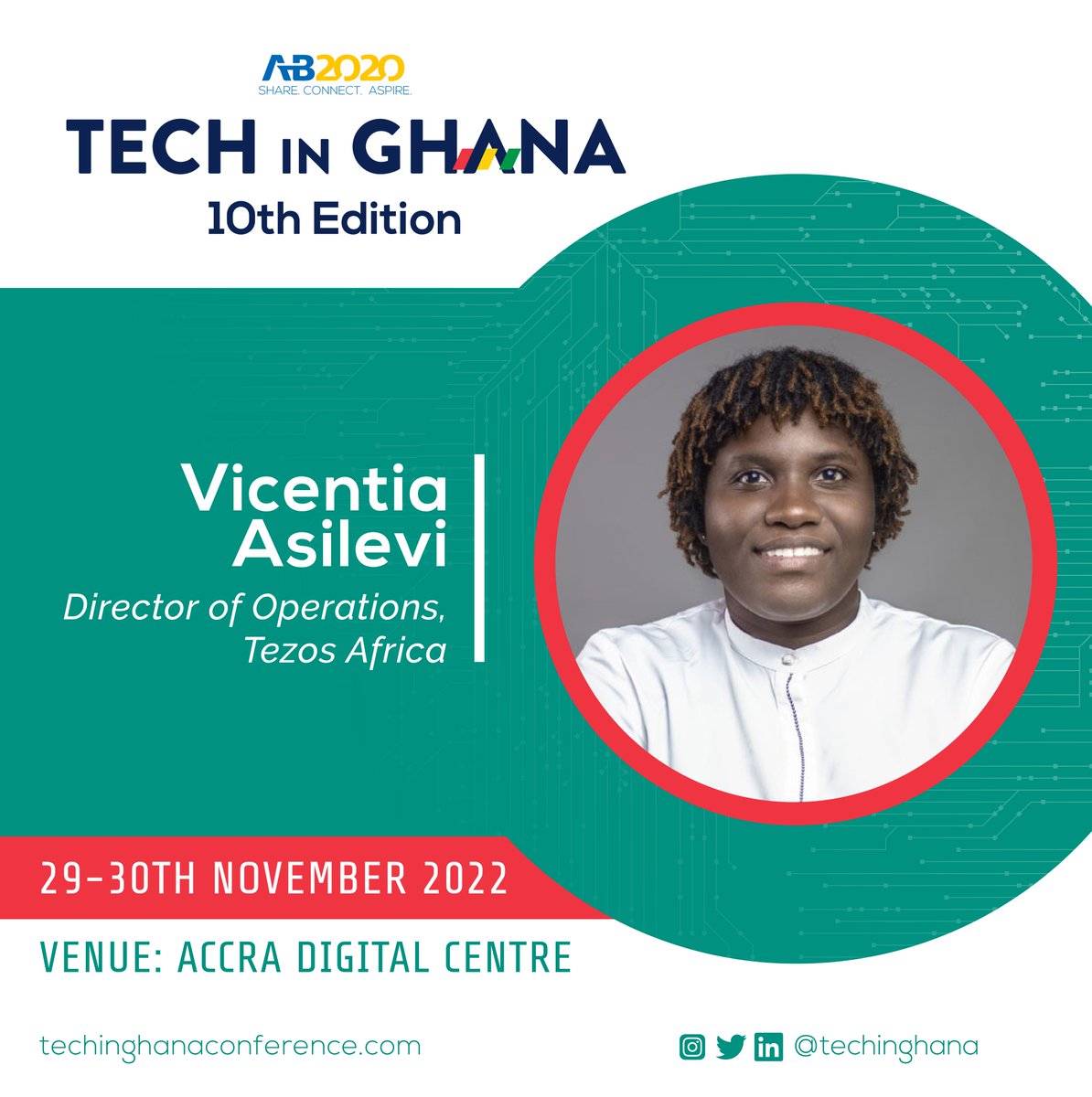 Vicentia Asilevi is a cryptocurrency enthusiast with 7+ years of experience in the blockchain &amp; cryptocurrency space. 

She is the Director of Operations for <a href="/TezosInAfrica/">Tezos Africa</a>  and the founder of <a href="/Cryp_thority/">Crypthority</a> .  

#techingh10 #Crypto #blockchain #Web3 #Bitcoin
