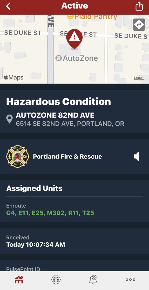 momma_pdx's tweet photo. Portland 911: Driver crashed into the side of AutoZone and took off running. #Portland #Lawlessness #VoteForChange #Stolen https://t.co/ZCmuaynjqj
