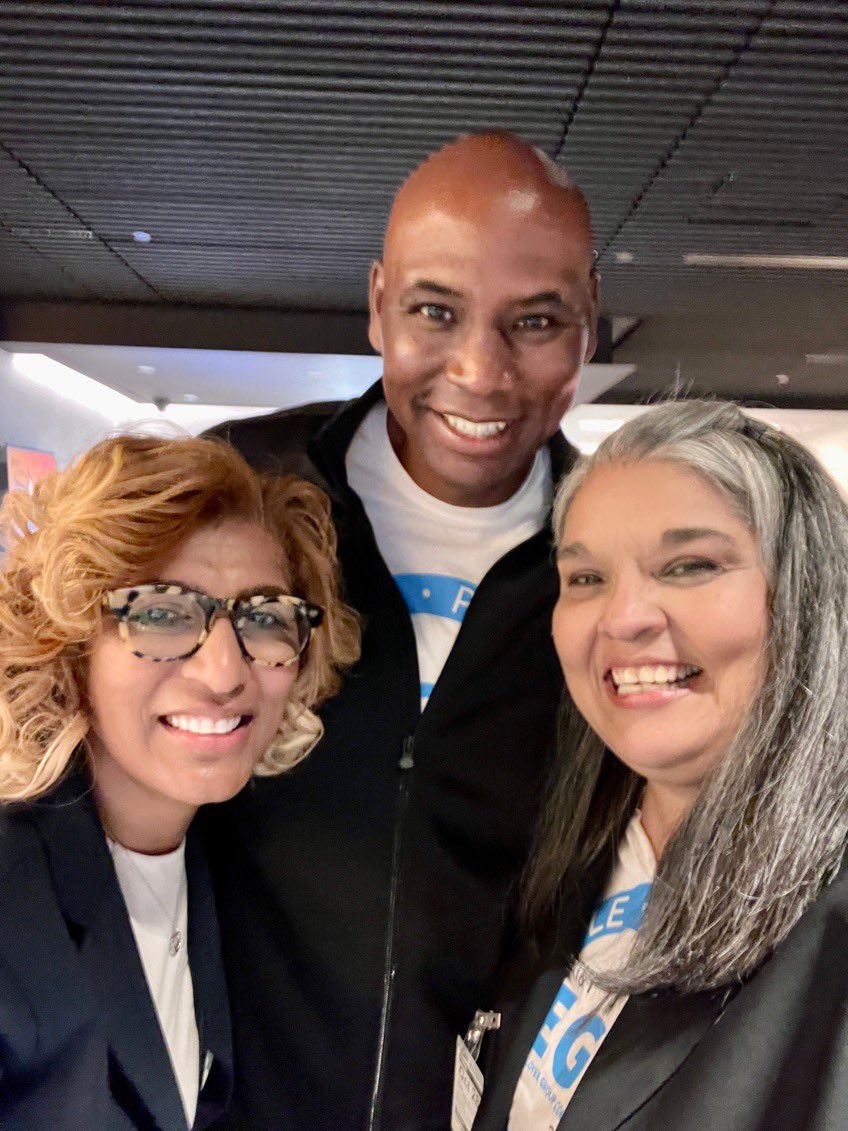 AT&amp;T EGC2022. #purpose with Lollie(my friend) CEO WOA and George Cleveland (SVP) - a great leader <a href="/ATT/">AT&T</a> ATT_AWF @TheNETwork_DFW <a href="/ATT/">AT&T</a> <a href="/WOA_CO/">Women of AT&T - CO</a> <a href="/ATTBusinessCare/">ATTBusinessCare</a> <a href="/WomenOfATT_EG/">WomenOfATT</a> <a href="/LifeAtATT/">Life at AT&T</a>