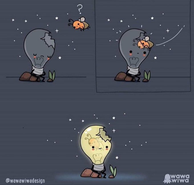 Eres la suma de las personas que ayudas a brillar.