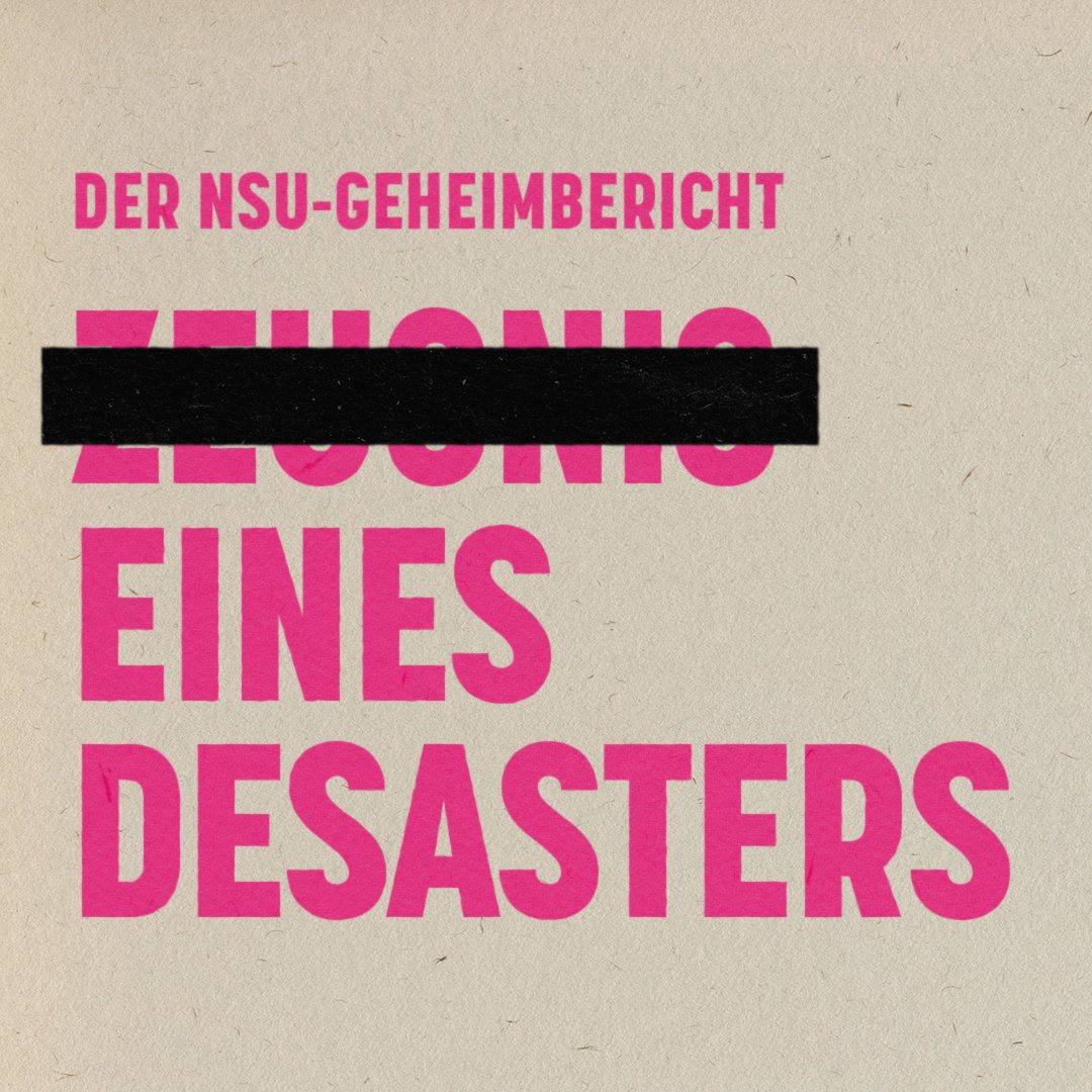 Ja, sind denn schon 120 Jahre rum?
Heute wurde der #NSU-Geheimbericht des VS #Hessen geleakt. Was es damit auf sich hat und was nicht, analysiert @exifrecherche. Eine Kurzversion gibt es bei uns, den Longread bei Exif-Recherche.
➡️nsu-watch.info/2022/10/der-ns… 
#ZDFmagazin #pssst