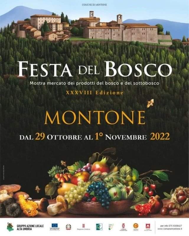 Pronti per un weekend immersi in uno dei Borghi più Belli d’Italia?
Sì?! Ed ecco allora che Montone vi aspetta, dal 29 ottobre al 1 novembre, per la 38° edizione della Festa del Bosco, per celebrare i frutti del bosco e del sottobosco, castagne, funghi, tartufi. <a href="/ProlocoMontone/">Proloco Montone</a>