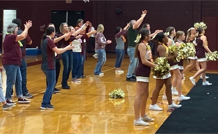 TISDLonghorns's tweet photo. Tarkington Middle School held their last football pep rally of the year yesterday. Although the game was cancelled due to inclement weather, we still had a chance to celebrate! This pep rally was extra special…we celebrated our selfless, caring, hardworking teachers! https://t.co/K3HSjwnzw2
