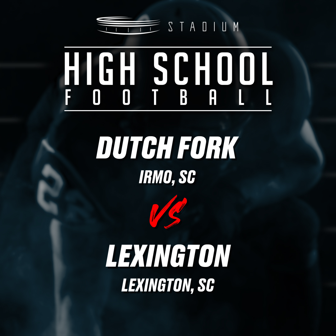 Stadium (@stadium) on Twitter photo We've got Friday Night Rivals tonight!
It's <a href="/dfhsfootball/">Dutch Fork Football</a> vs. <a href="/LHS_WILDCATS/">Lexington HS Wildcat Athletics</a> live on Stadium at 7:30pm ET!
WATCH: watchstadium.com/live We've got Friday Night Rivals tonight!
It's <a href="/dfhsfootball/">Dutch Fork Football</a> vs. <a href="/LHS_WILDCATS/">Lexington HS Wildcat Athletics</a> live on Stadium at 7:30pm ET!
WATCH: watchstadium.com/live