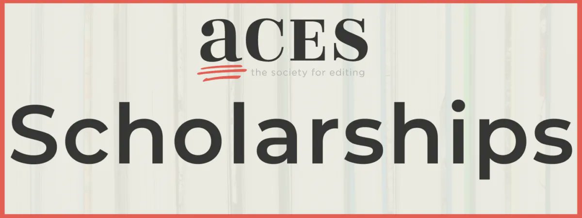 Scholarships for Aspiring Editors. @ACESEditors awards six scholarships to students interested in a career in editing. Applicants must be seeking degrees as enrolled college/university juniors, seniors, or graduate students. Deadline: Nov. 15. buff.ly/3ROxG1u