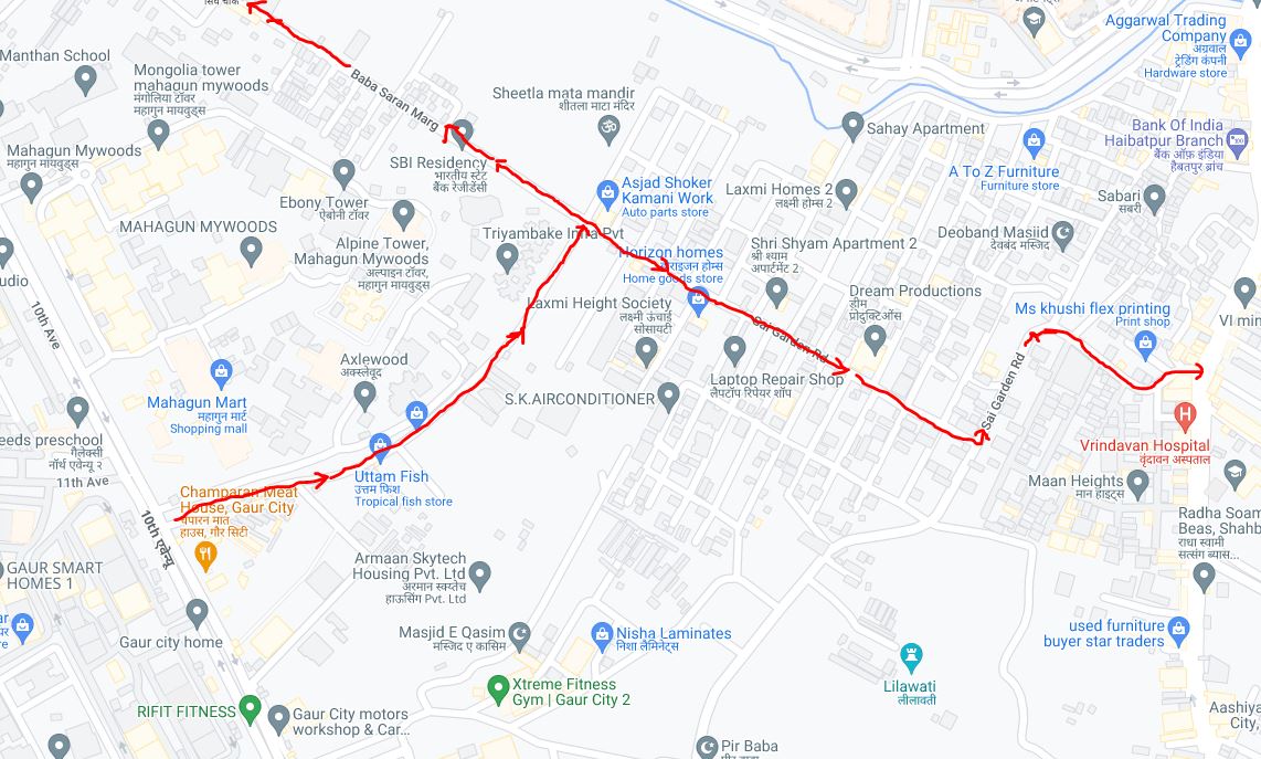 <a href="/OfficialGNIDA/">Greater Noida Industrial Development Authority</a> <a href="/rituias2003/">Ritu maheshwari</a> <a href="/noida_authority/">NOIDA Authority</a> <a href="/myogiadityanath/">Yogi Adityanath</a> <a href="/CMOfficeUP/">CM Office, GoUP</a> महोदय जिसके लिए जनता वर्षों से निवेदन कर रही है उसका लोकेशन ये है और वहां के हालात कैसे हैं उसे वहां के फोटो के जरिए यहां पर अवगत कराया गया है, कृपया वहां के लोगों के निवदन पर ध्यान दिजिए और जल्द वहां पर रोड का निर्माण करवाएं, वहां की जनता बहुत ज्यादा परेशान है।