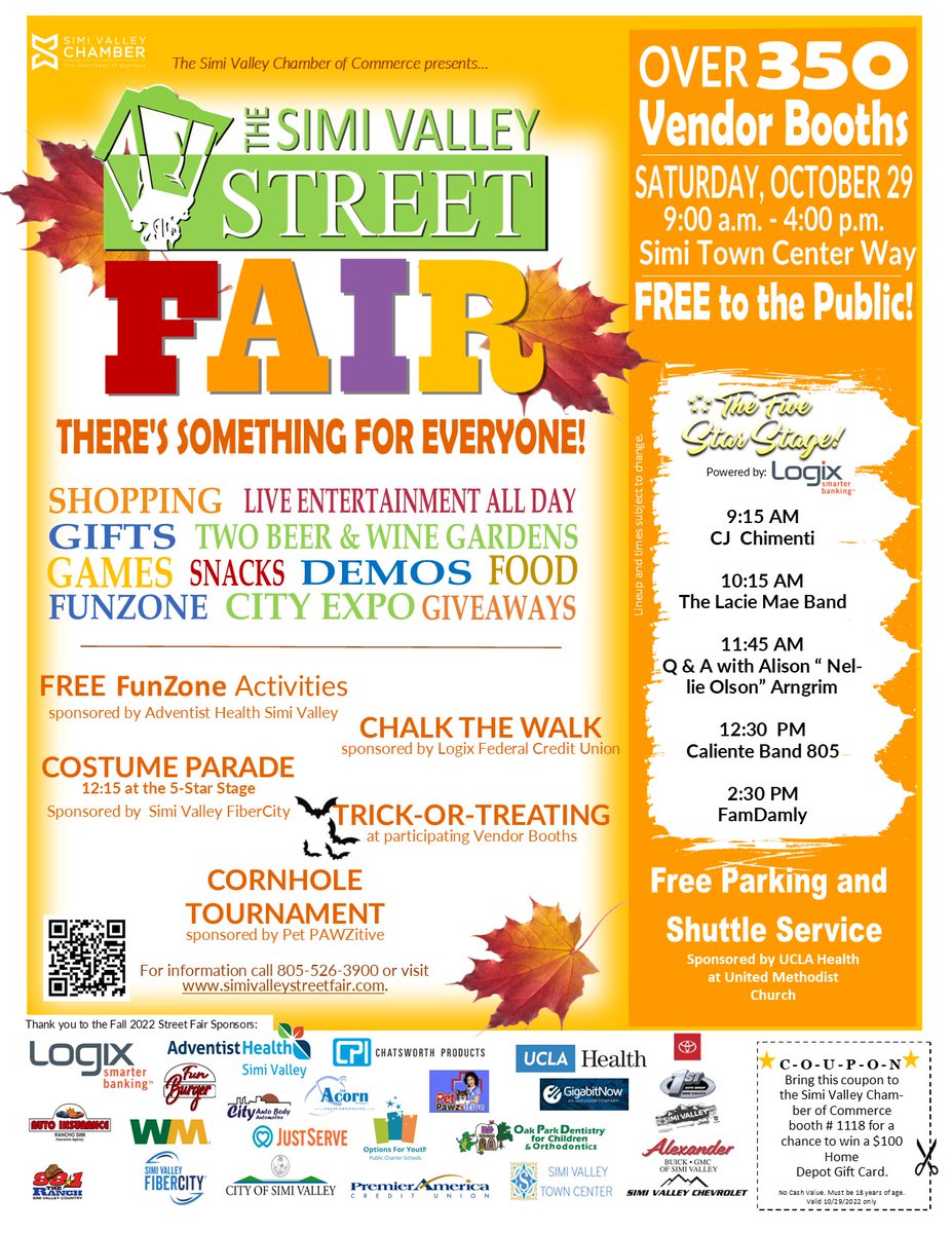 EducationSimi's tweet photo. Come visit the our booths (2160-2161) at the Simi Valley Street Fair tomorrow. We will have lots of fun activities for your children, plus we will have baskets from our online Silent Auction for you to see and the opportunity to bid right then and there! Bidding opened yesterday. https://t.co/pc4IjsW6NS