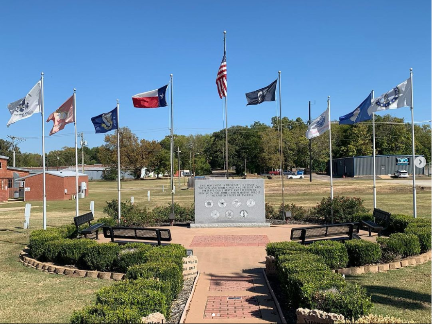 AMSSolutions's tweet photo. Tribute to those who served and are currently serving. Located in Lindale, TX https://t.co/MilUMiOzAN