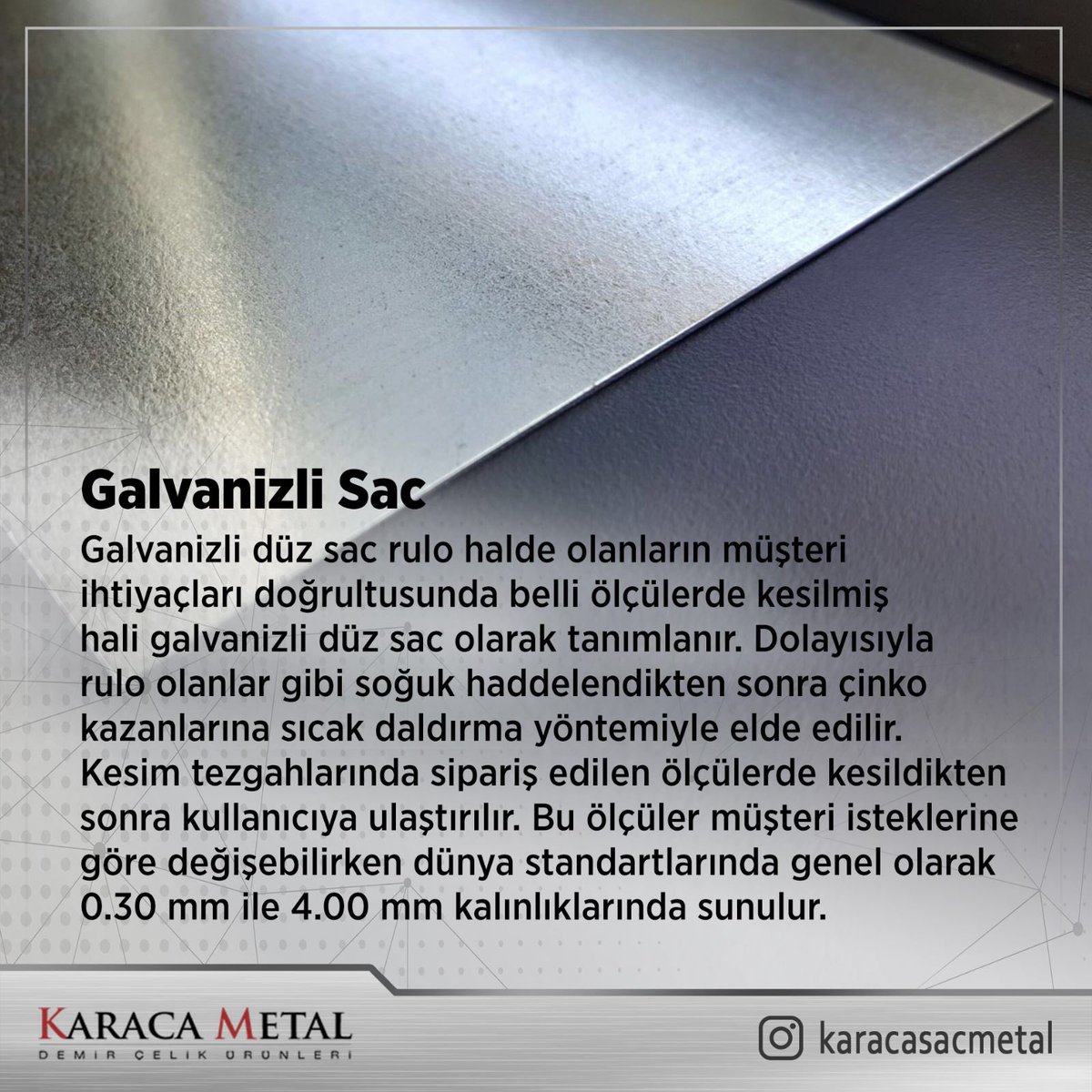 KARACAMETALL's tweet photo. 📦 Fiyat, Detaylı Bilgi ve Sipariş için;
📞 (0212) 549 21 43
🌐 https://t.co/UPB3Bp0IkO
📩 info@karacametal.com

#dkpsac #galvanizlisac #hrpsac #baklavalısac #kutuprofil #demirprofil #galvanizprofil #demirboru #profilkesim #borukesim #sackesim #sacbüküm #karacametal #karacasac https://t.co/1BCnJbkg7X