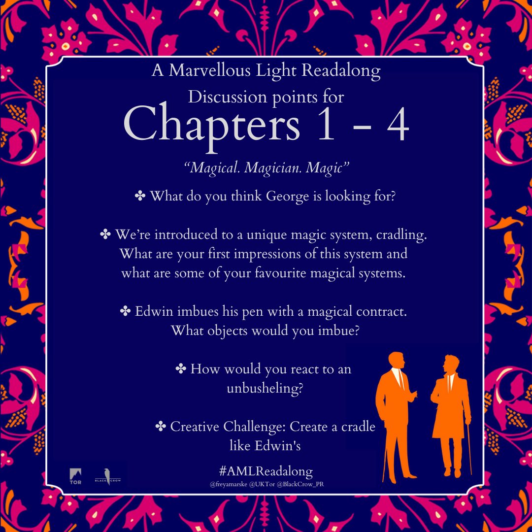 BlackCrow_PR's tweet photo. At the end of the first section of our #AMLReadalong how’re we all feeling about the events that have unfolded 🤔below are some discussion points and we’re ready for all your hot takes 🧐 https://t.co/N8KlNpZ5sV