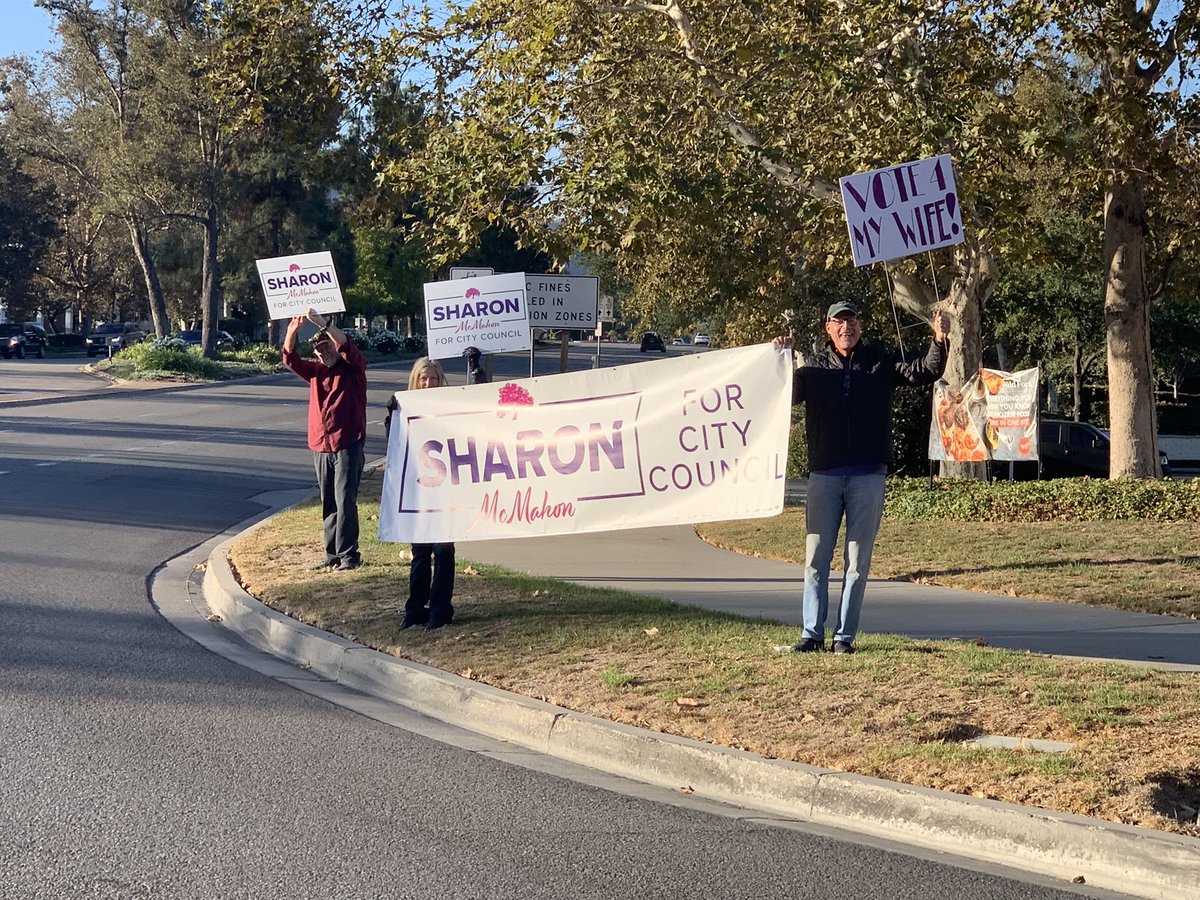 JaneLefler's tweet image. Supporting our candidate…Sharon McMahon for Thousand Oaks City Council!! Get out and vote by November 8!!!