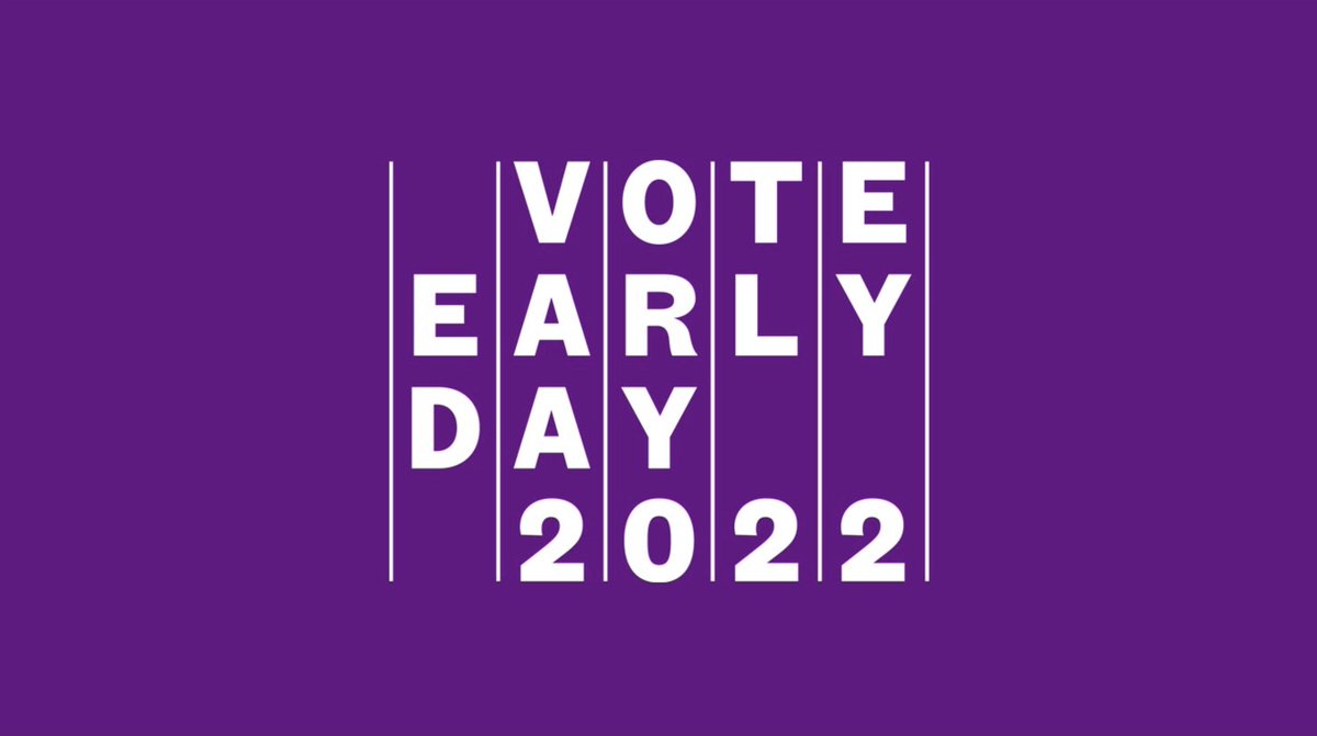 It's #VoteEarlyDay! Voting early ensures that last-minute issues, long lines at the polls, and unclear election laws can’t deter YOU from voting. Check out this link to access all the tools you need to vote early. ➡️ ow.ly/p7r050LomXs