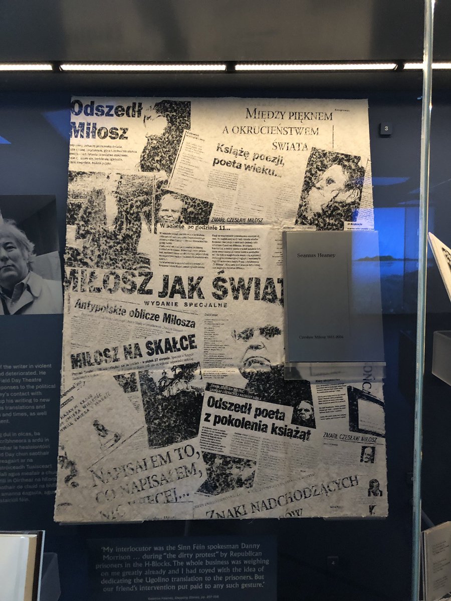 CManahanIRL's tweet photo. Fascinating to explore the links between @SeamusHeaneyNLI #Czech #Polish #EasternEurope writers &amp; poets on civic/ political concerns during the 70s-80s @mzvcr @NLIreland @HeaneyCentre @CharlesUniPRG @dfatirl @IrlEmbPrague #Eu50SMCONF #GlobalIreland https://t.co/QqGdNYMsCs