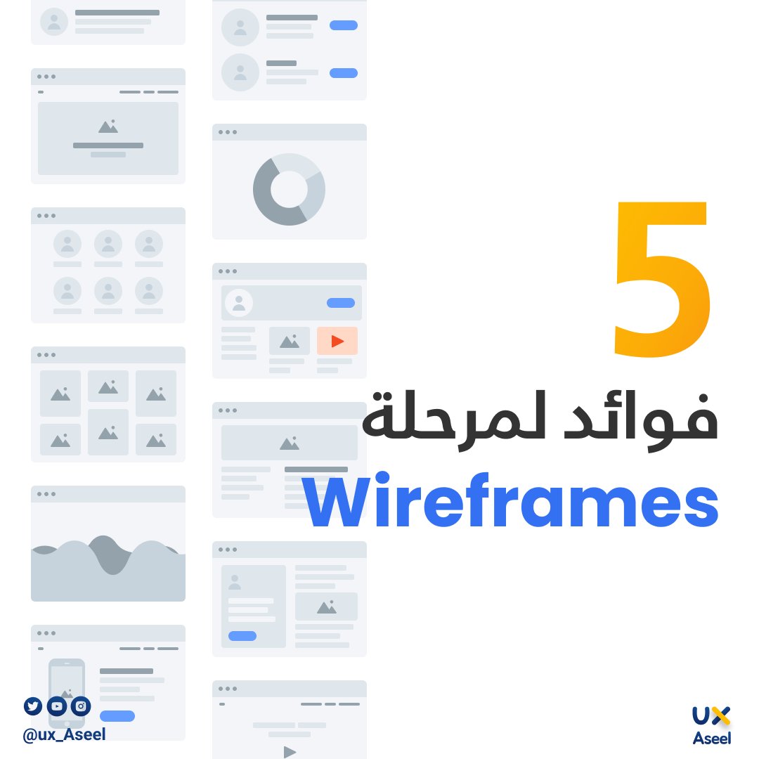 ux_Aseel's tweet photo. 5 فوائد مهمة لل Wireframes ✨

1-مناقشة الأفكار والإجابة على الأسئلة الغير واضحة
2-فهم متطلبات المشروع بشكل أوضح
3- يمكن التعديل على التصميم بطريقة أسرع
4-التركيز على المحتوى والخطوات التي يمر بها المستخدم داخل المنتج
5- تقليل التعديلات بمرحلة التصميم النهائية 

فائدة أخرى ؟👇💬 https://t.co/AEXGFigOQ2