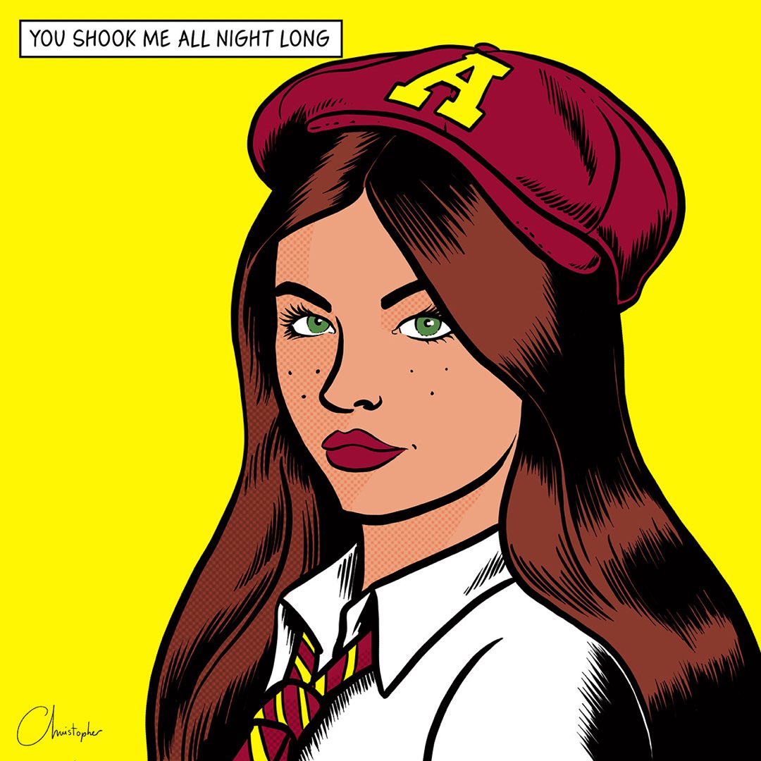 AC/DC was one of the first bands that ignited Christopher’s obsession with music and fueled his creative hand. His school books were covered with AC/DC doodles. He was clearly Thunderstruck!🤟🏻

🖼'Melody Girls' New NFT collection by @auteurchristopher
<a href="/acdc/">AC/DC</a> 🔥

#NFT #NFTCommuntiy