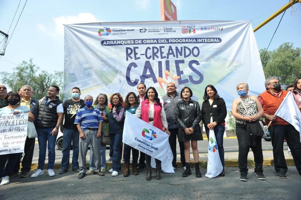 GobIzcalli's tweet photo. Gracias por la iniciativa https://t.co/7aHx91BoQM de @bikencity , arrancamos con el programa integral #Re_CreandoCalles, en la avenida Jorge Jiménez Cantú, el cual consiste en la remodelación de cruce vial y peatonal de las calles del municipio.
#SomosFuturo https://t.co/ykFWW20ZsE