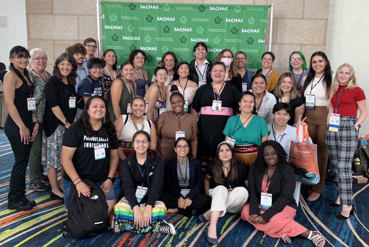 Strong KU and Haskell showing at the 2022 National Diversity in STEM conference #SACNAS2022 ⁦<a href="/KUODST/">KU ODST</a>⁩ ⁦@NativeatKU⁩ ⁦<a href="/KUprovost/">KU Provost Office</a>⁩ ⁦⁦@KUMcNair⁩